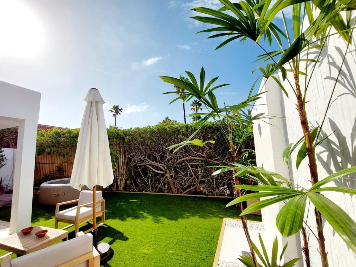 Bungalow De Diseno Hidromasajes Terraza Y Piscina. San Bartolomé Kültér fotó