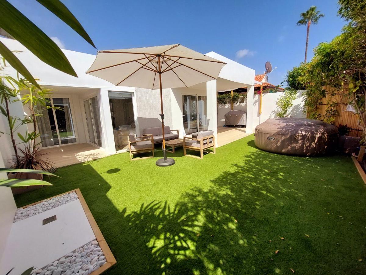 Bungalow De Diseno Hidromasajes Terraza Y Piscina. San Bartolomé Kültér fotó